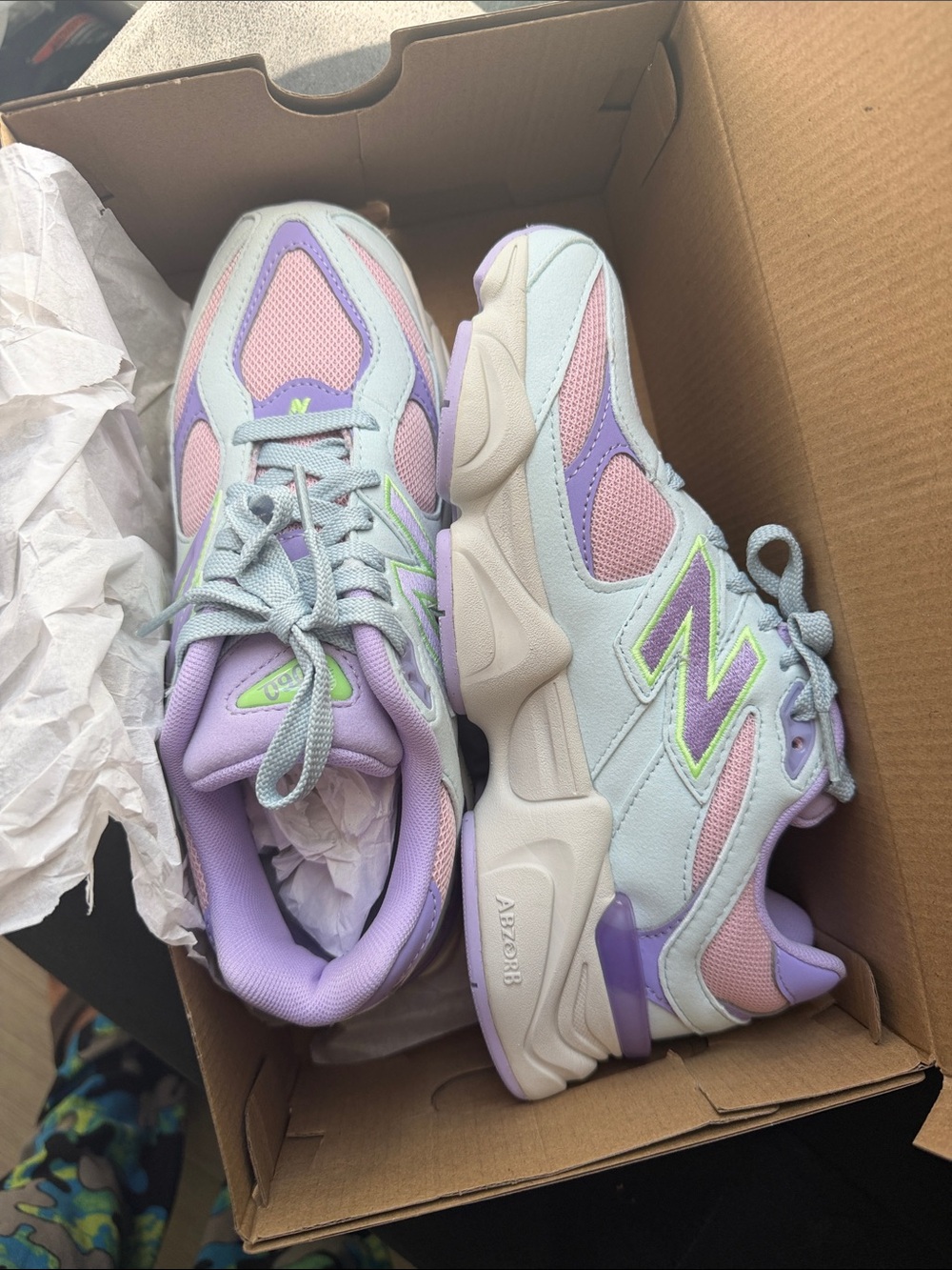New Balance Women's Pastel Lavender Pink Chunky Sneaker